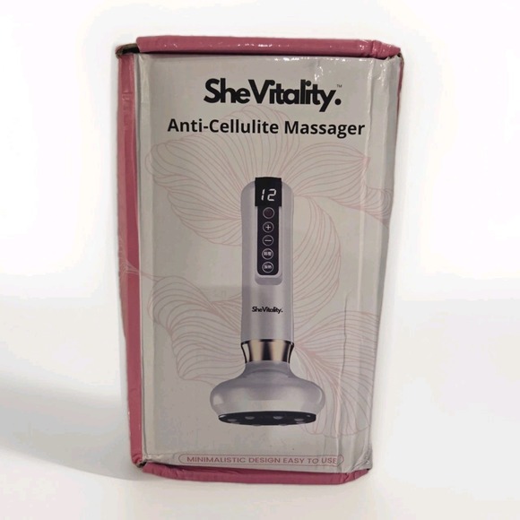 Anti-Cellulite Massager – 12-Level Suction with Heat, Steel Rollers, Cordless & - Picture 7 of 10